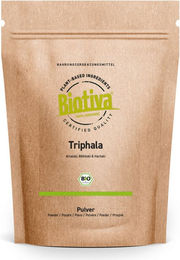 Biotiva Triphala Bio Kräuter-Komplex Pulver vegan 100g – Bild 1 von 2