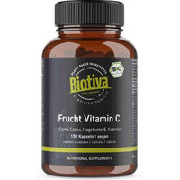 Produktbild von Biotiva Vitamin C Bio Kapseln mit Acerola und Hagebutte