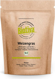 Biotiva Weizengras Pulver Bio vegan ohne Zusatzstoffe 200 g – Bild 1 von 1