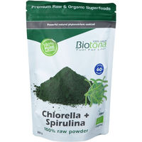 Produktbild von Biotona Bio Chlorella und Spirulina Superfood-Mischung Pulver Bio glutenfrei ohne Zusatzstoffe