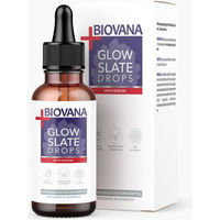 Produktbild von Biovana Glow Slate Drops Kieselerde Tropfen vegan glutenfrei laktosefrei
