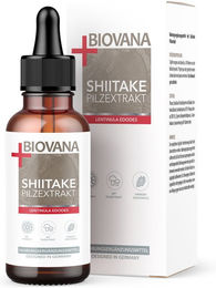 Biovana Shiitake Pilze Extrakt Tropfen 1000 mg – Bild 1 von 3