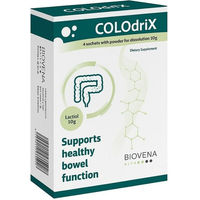 Produktbild von Biovena Health Colodrix Pulver Sticks zur Unterstützung der Darmfunktion und Verdauung