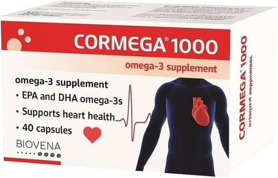 Biovena Health Cormega 1000 Omega-3 Fischöl Kapseln – Bild 1 von 1