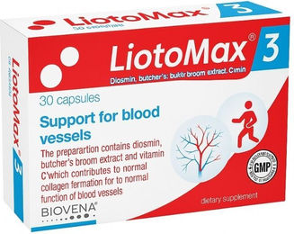 Biovena Health LiotoMax 3 Kapseln zur Unterstützung der Venenfunktion – Bild 1 von 1