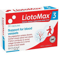 Produktbild von Biovena Health LiotoMax 3 Kapseln zur Unterstützung der Venenfunktion