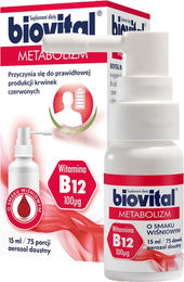 Biovital Vitamin B12 Spray für Erwachsene und Senioren vegetarisch 15 ml – Bild 1 von 1
