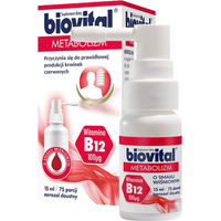 Produktbild von Biovital Vitamin B12 Spray für Erwachsene und Senioren vegetarisch 15 ml