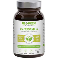Produktbild von Biowen Ashwagandha-Extrakt 400 mg Kapseln 120 Stück pflanzlicher Ursprung ohne Zusatzstoffe