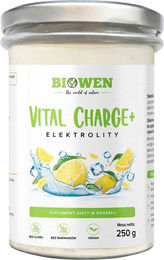 Biowen Electrolytes Vital Charge+ Elektrolyte Pulver Zitrone zuckerfrei und glutenfrei 250 g – Bild 1 von 1