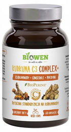 Biowen Kurkuma C3 Complex+ Glutenfrei 60 Kapseln – Bild 1 von 2
