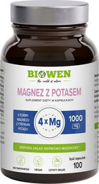 Biowen Magnesium Kalium Komplex Vegan 100 Kapseln – Bild 1 von 1