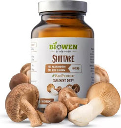 Biowen Shiitake-Pilz-Extrakt 400 mg Glutenfrei 90 Kapseln – Bild 1 von 1