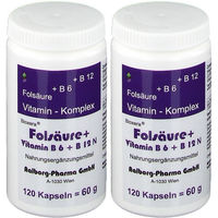 Produktbild von Bioxera Folsäure Vitamin B6 Vitamin B12 Kapseln für Erwachsene 240 Stück