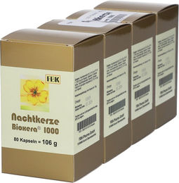 Bioxera Nachtkerze 1000 Nachtkerzenöl Kapseln – Bild 1 von 2