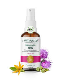 BitterKraft Bio Bittertropfen Spray Alkoholfrei mit Kräuter-Komplex 20 ml Vegan – Bild 1 von 4