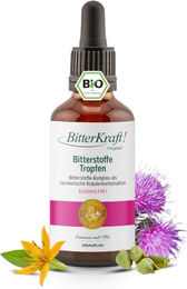 BitterKraft Bitterstoffe Tropfen mit Kräuter-Komplex alkoholfrei 50 ml – Bild 1 von 5