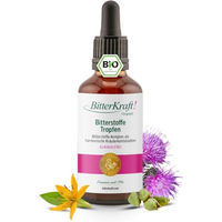 Produktbild von BitterKraft Bitterstoffe Tropfen mit Kräuter-Komplex alkoholfrei 50 ml