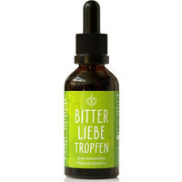 Produktbild von BitterLiebe Bittertropfen Kräuter-Komplex mit Bitterstoffen vegan 50 ml