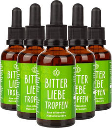BitterLiebe Bittertropfen mit Kräuter-Komplex vegan und zuckerfrei – Bild 1 von 3