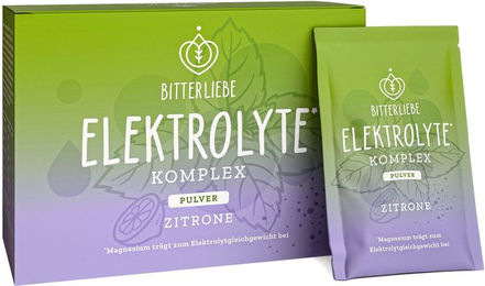 BitterLiebe Elektrolyte Komplex Zitrone - Zuckerfreies Elektrolyt-Pulver mit Magnesium und Kalium ohne Zusatzstoffe – Bild 1 von 1
