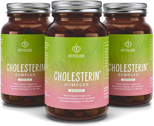 BitterLiebe Kräuter-Komplex Cholesterin Kapseln vegan zuckerfrei ohne Zusatzstoffe 120 Stück – Bild 1 von 4