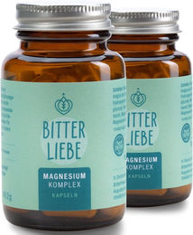 BitterLiebe Magnesium Bisglycinat Kapseln hochdosiert Komplex für Sportler Senioren Schwangere und Stillende – Bild 1 von 1