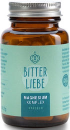 BitterLiebe Magnesium Bisglycinat Kapseln hochdosiert Komplex für Sportler Senioren Schwangere und Stillende – Bild 1 von 1