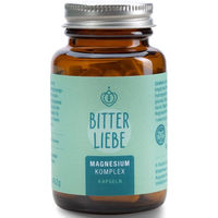 Produktbild von BitterLiebe Magnesium Bisglycinat Kapseln hochdosiert Komplex für Sportler Senioren Schwangere und Stillende