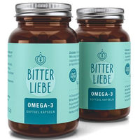 Produktbild von BitterLiebe Omega 3 Kapseln vegan ohne Zusatzstoffe für Erwachsene 120 Kapseln