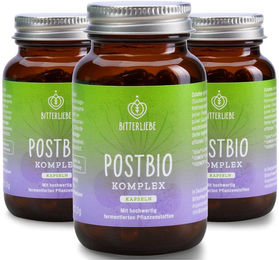 BitterLiebe Postbio Komplex Kapseln vegan mit Biotin und Vitamin B6 ohne Zusatzstoffe – Bild 1 von 1