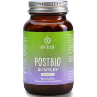 Produktbild von BitterLiebe Postbio Komplex Kapseln vegan mit Biotin und Vitamin B6 zur Mikrobiom Unterstützung