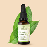 Produktbild von BitterLiebe Vitamin D3 K2 Tropfen vegan und zuckerfrei 2x 30 ml