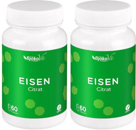 BjökoVit Eisen Citrat vegetarische Kapseln 120 Stück – Bild 1 von 2