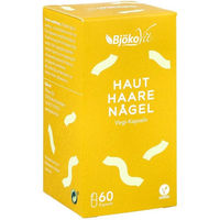 Produktbild von BjökoVit Haut Haare Nägel Vegi-Kapseln mit Zink Biotin und Selen 60 Stück