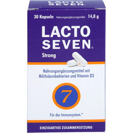 Blanco Pharma LACTO SEVEN Strong Laktase Kapseln laktosefrei glutenfrei zuckerfrei 30 Stück – Bild 1 von 1