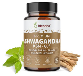 Blendea Ashwagandha KSM-66 vegan 60 Kapseln – Bild 1 von 3