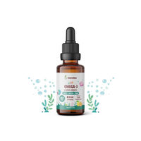 Produktbild von Blendea KIDS Omega-3 Tropfen aus Fischöl zuckerfrei für Kinder 30 ml