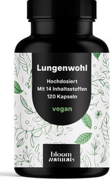 Bloom Naturals Lungenkraut Kräuter-Komplex Kapseln vegan 120 Stück – Bild 1 von 1