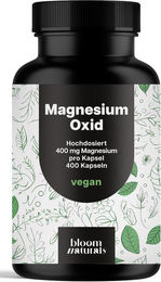 Bloom Naturals Magnesium Kapseln Vegan - 400 Kapseln – Bild 1 von 1