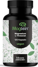 Bloom Naturals Magnesium L-Threonat Kapseln Vegan 1000 mg 120 Kapseln – Bild 1 von 1