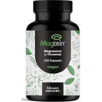 Produktbild von Bloom Naturals Magnesium L-Threonat Kapseln Vegan 1000 mg 120 Kapseln