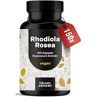 Produktbild von Bloom Naturals Rhodiola Rosea Kapseln Vegan 150 Stück