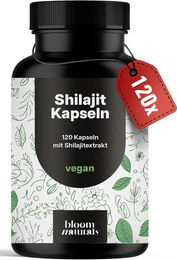 Bloom Naturals Shilajit Kapseln vegan 120 Stück – Bild 1 von 1