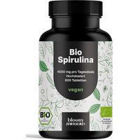 Produktbild von Bloom Naturals Spirulina Bio Tabletten Vegan 600 Stück