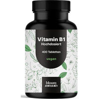 Produktbild von Bloom Naturals Vitamin B1 Tabletten vegan 400 Stück