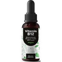 Produktbild von Bloom Naturals Vitamin B12 Tropfen vegan ohne Zusatzstoffe 50 ml