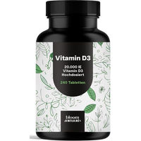 Produktbild von Bloom Naturals Vitamin D3 20000 IE Tabletten 240 Stück