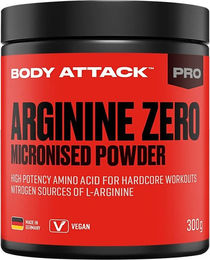 Body Attack 100 % Arginine Zero L-Arginin Pulver vegan 300 g – Bild 1 von 1