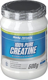 Body Attack 100 % Pure Kreatin Monohydrat Pulver ohne Zusatzstoffe 1000 g – Bild 1 von 2